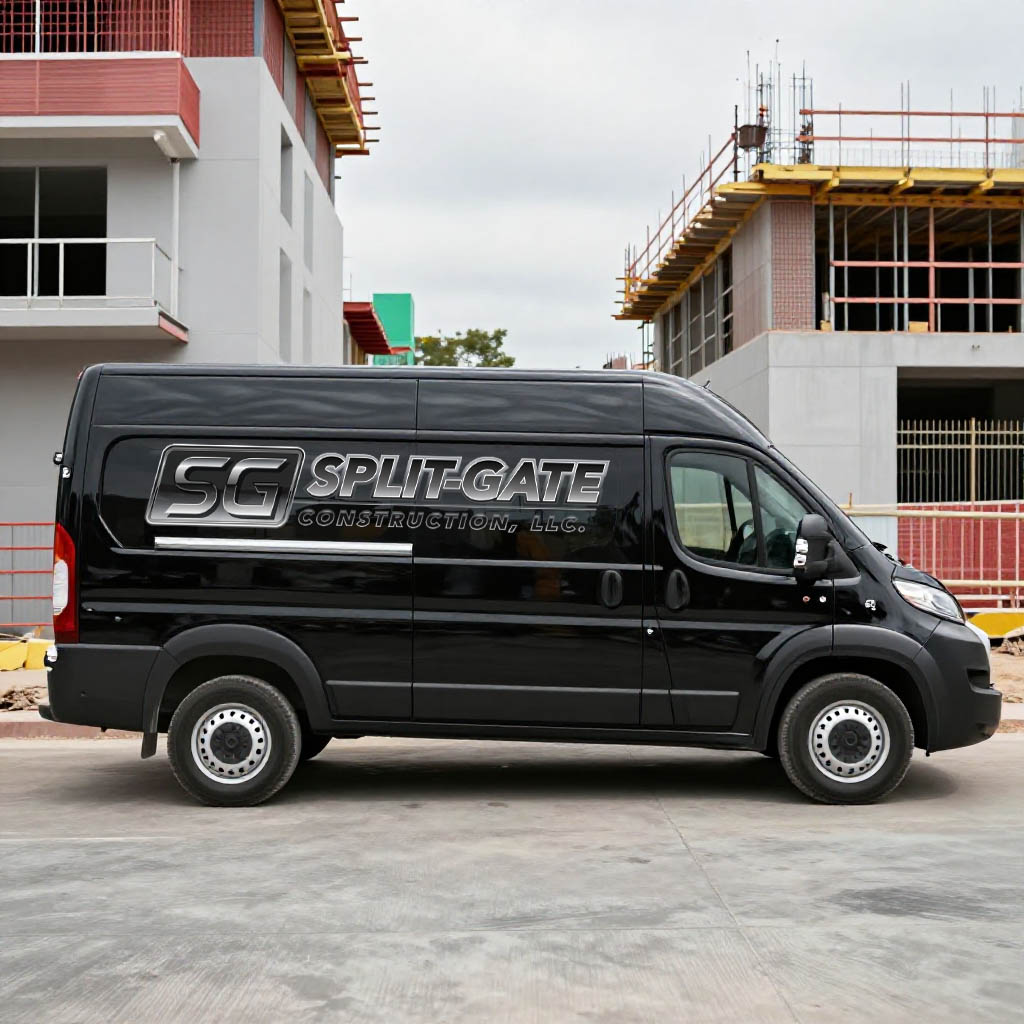 Vehicle graphics including magnetic vehicle signs and vehicle lettering